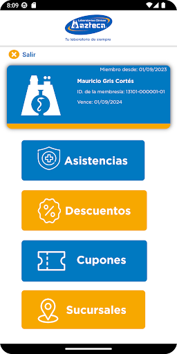 Membresía Azteca Screen 2