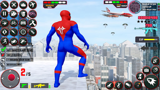 Speed Hero Flying Spider Hero screenshot 1
