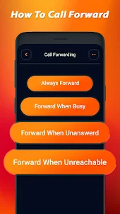 How To Call Forward - Divert