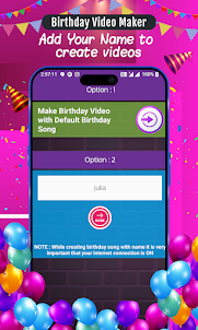 Birthday Video Maker Editor
