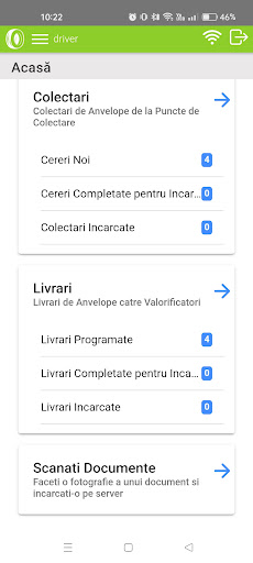 Android application myEcoAnvelope PRO screenshort