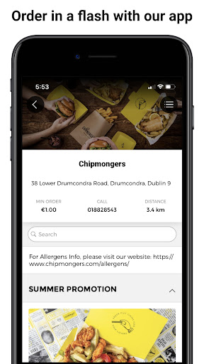 Android application CHIPMONGERS screenshort