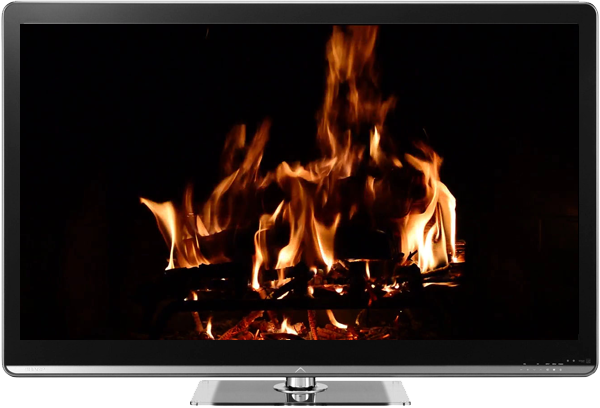 Android application Fireplaces on TV - Chromecast screenshort