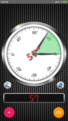 Android application Angle Meter screenshort