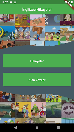 Android application İngilizce Hikayeler A1 A2 screenshort