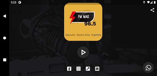 FM Mas 96.5 Ayacucho Screen 2