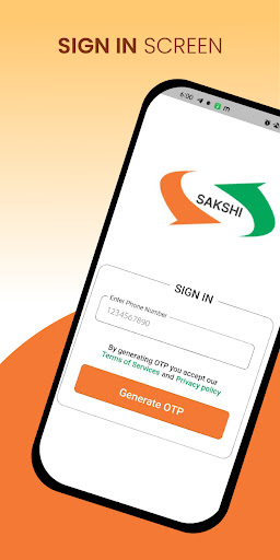 Android application Sakshi Tour Services Employee screenshort