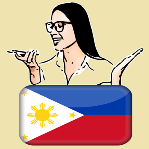 Learn Filipino by voice and tr logo