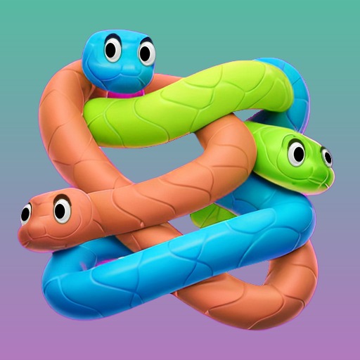 Tangled Snakes Sort Puzzle