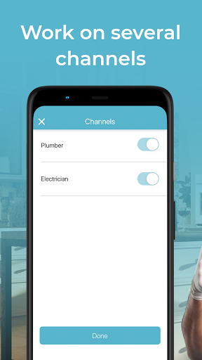 Android application Plumber & Electrician Partner screenshort