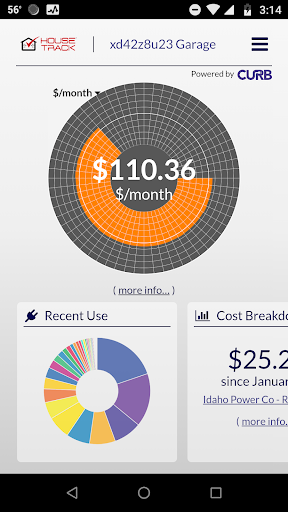 Android application HouseTrack Energy Management S screenshort