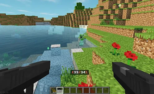 Weapon mod for Minecraft PE