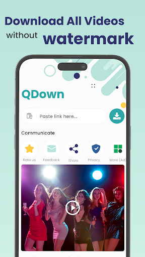 Android application QDown: Quick Video Downloader screenshort