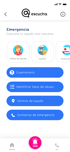 Android application A escucha screenshort