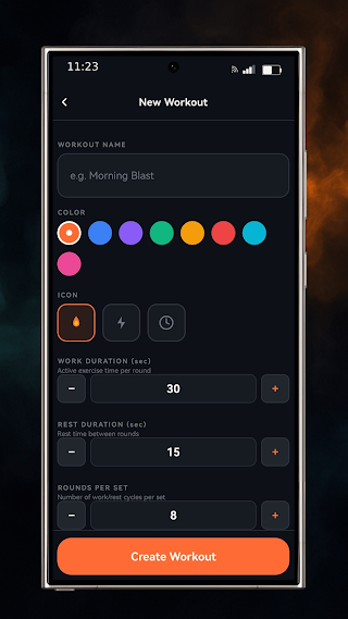 Quick Burst Timer screenshot 2