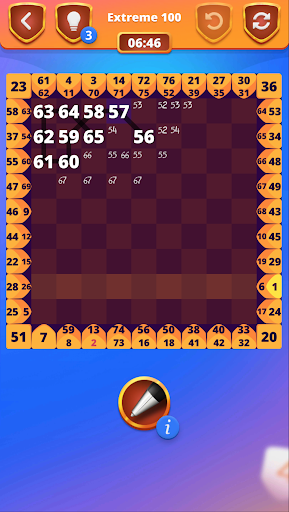 Number Sequence 1-to-25 Puzzle