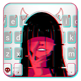 Creepy Devil Girl Keyboard Theme icon