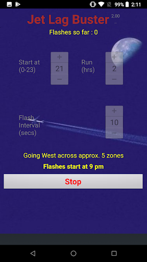 Jet Lag Buster Screen 2