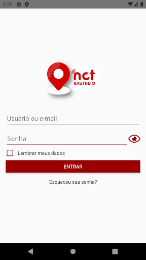 Android application NCT Track screenshort