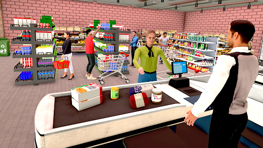 超市收銀店遊戲