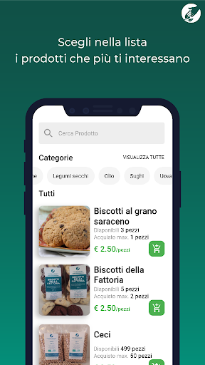 Android application Fattoria Sociale screenshort