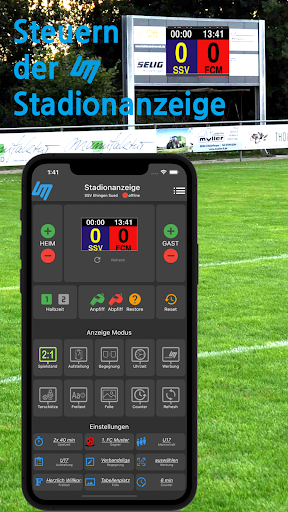 Ultimess Stadionanzeige Screenshot