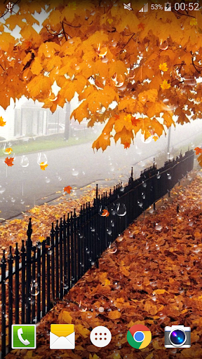 Android application Maple Drops Live Wallpaper screenshort