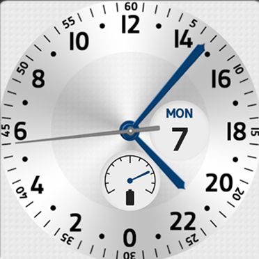 12-24h Analog Watch Face Pack