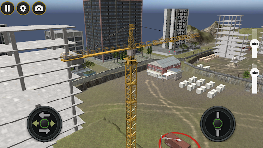 Real Construction Crane Game