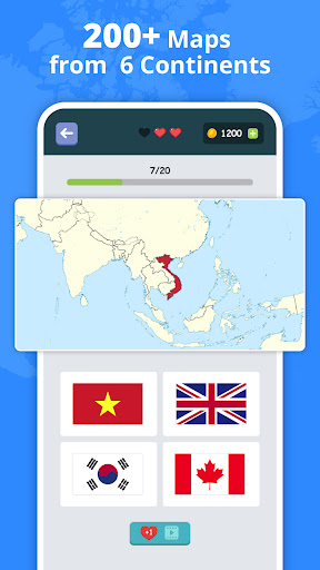 Android application Flags of Countries: Quiz Game screenshort
