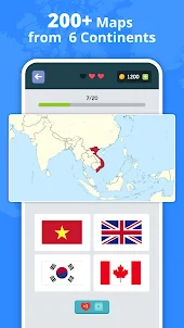 Flags of Countries: Quiz Game