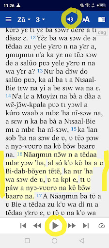 Android application Dagara Nouveau Testament screenshort