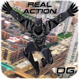 Grand Panther Flying Superhero City Battle icon
