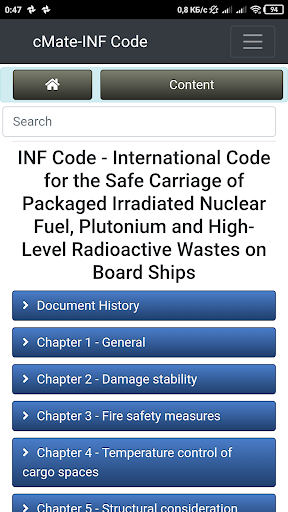 Android application cMate-INF Code screenshort