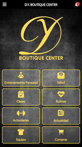 Android application D.Y. BOUTIQUE CENTER screenshort