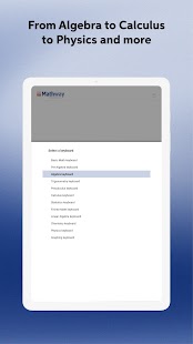 Mathway: Scan & Solve Problems Screenshot