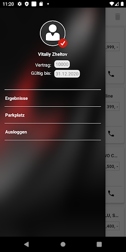 Android application AutoPointer | Mobile screenshort