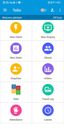 Android application ToDo Oriental screenshort