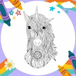 Cover Image of Download Coloring Book: Unicorn Mandala  APK
