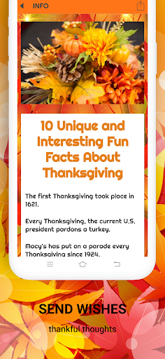 Greeting Card Thanksgiving Day Screen 3