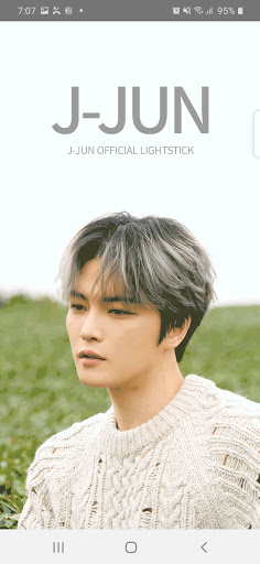 Android application J-JUN OFFICIAL LIGHTSTICK screenshort