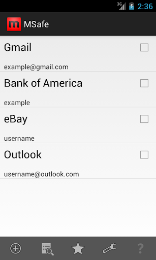 MSafe Screen 2