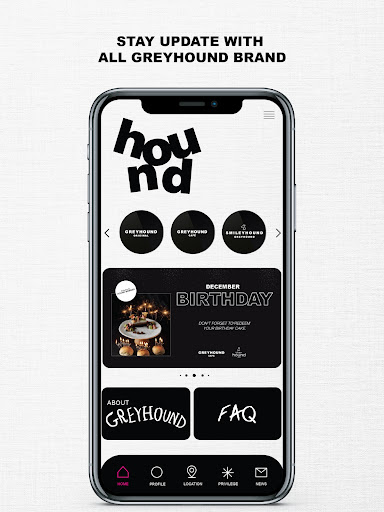 Android application HOUND & FRIENDS screenshort