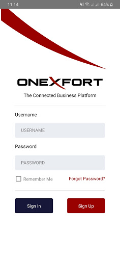Android application Onexfort screenshort