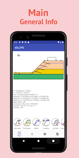 Android application sSLOPE screenshort