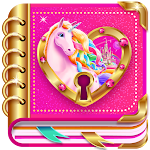 Cover Image of Download Unicorn Diary (lock - PIN)  APK