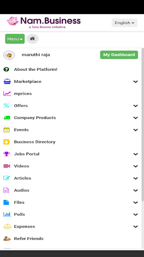 Nam.Business Screen 3