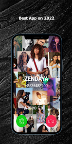 Screenshot 4 Zendaya fake video call & chat android
