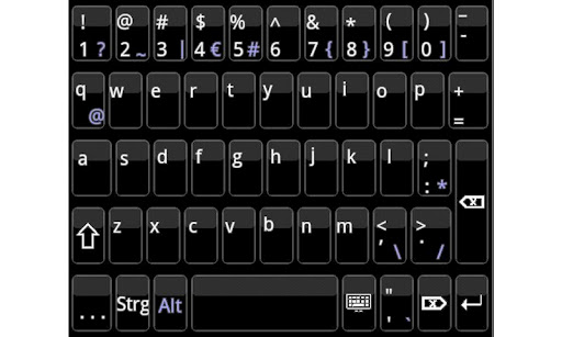 Android application Bright Keyboard screenshort