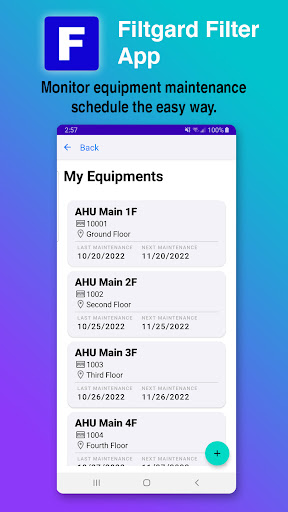 Filtgard Filter App Screen 2